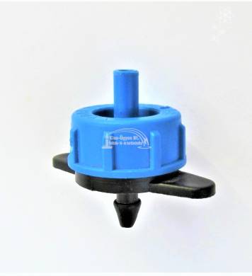 AXIOS nyom. komp. tisztítható csepegtető gomba 8 L/h kék