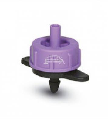 AXIOS nyom. komp. tisztítható csepegtető gomba 2 L/h lila