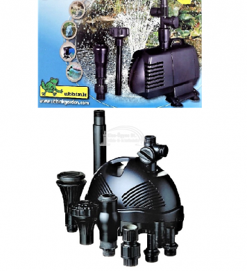 Ubbink kis teljesítményű szökőkút és szűrőtápláló szivattyúk fúvókákkal képe