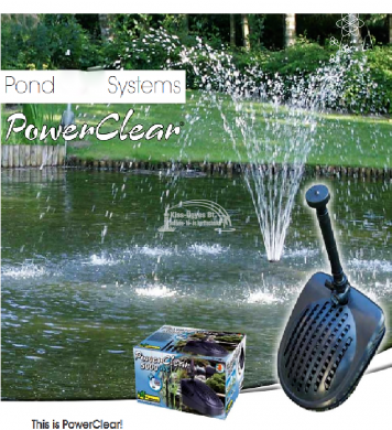 Ubbink PowerClear 9000 prémium szökőkút szivattyú 9W UV-C lámpával, 2300 L/h ( 3 év garancia )
