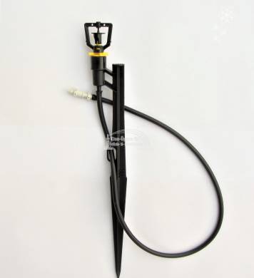 Plastro Rondo szórófej, meteoros pálcával, 80 cm kapilláris csővel, oldható kónuszos csatlakozóval