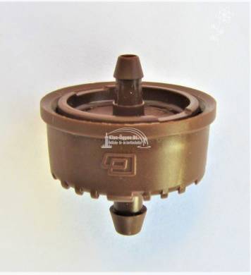 Plastro Supertif ND nyomáskompenzált, szivárgásmentes csepegtető gomba 2,2 L/h barna