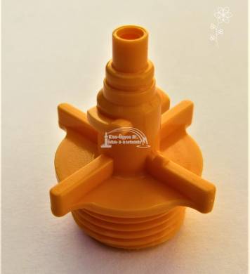 Plastro Rondó fúvóka 3/8 KM, narancssárga, 298L/h