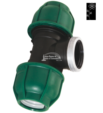 MPE T idom belső menettel 63x2x63