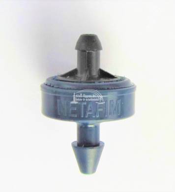 Netafim PCJ LCNL nyomáskompenzált, cseppmentes, öntisztító gomba, 3L/h, 0,7-4 bar kék