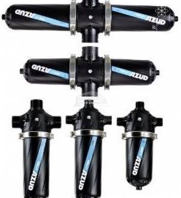 Azud Helix ciklonos, lamellás szűrők képe